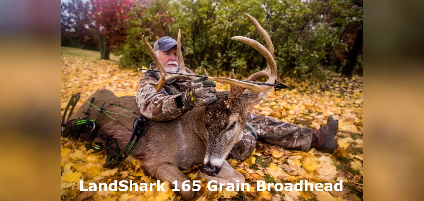A 165gr LandShark was used to harvest this very nice Buck